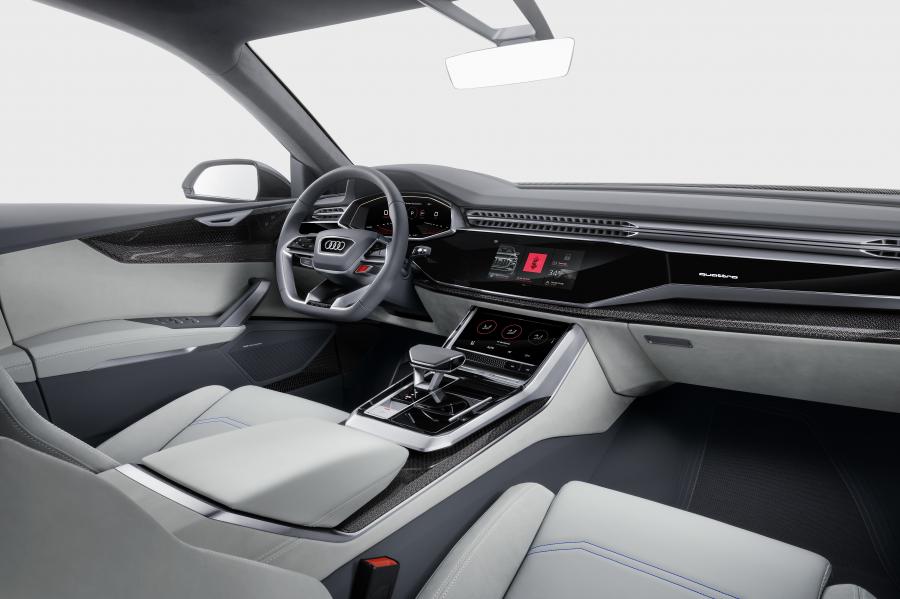 Интерьер Audi Q8 Concept 2017 года  (фото 24 из 46)